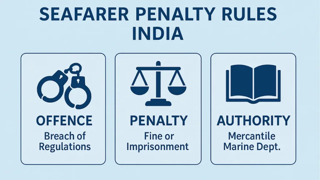 Seafarer Penalty Rules in India - Offence, Fine, and Authority

