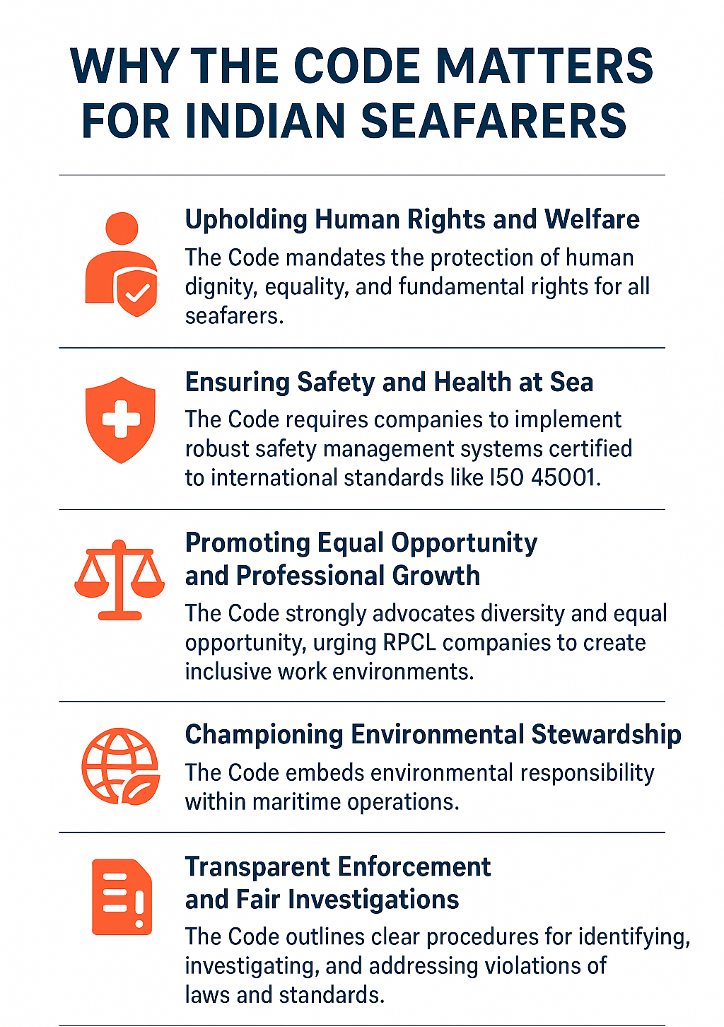 How code of conduct matters to Indian seafarers