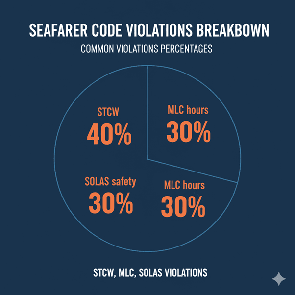 Seafarer code violations breakdown