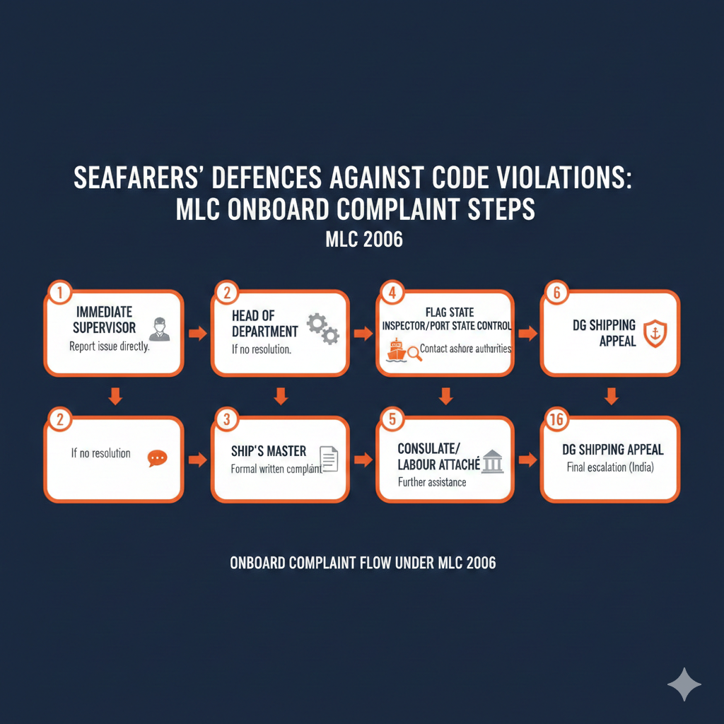 Onboard Seafarer Complaint Steps
