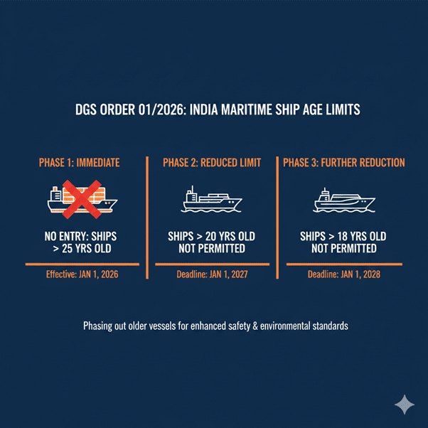 India Maritime Ship Age Limits
