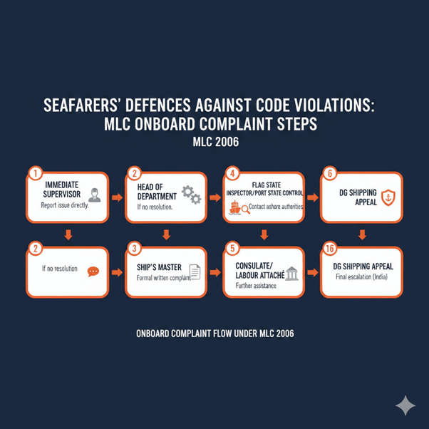Onboard Seafarer Complaint Steps