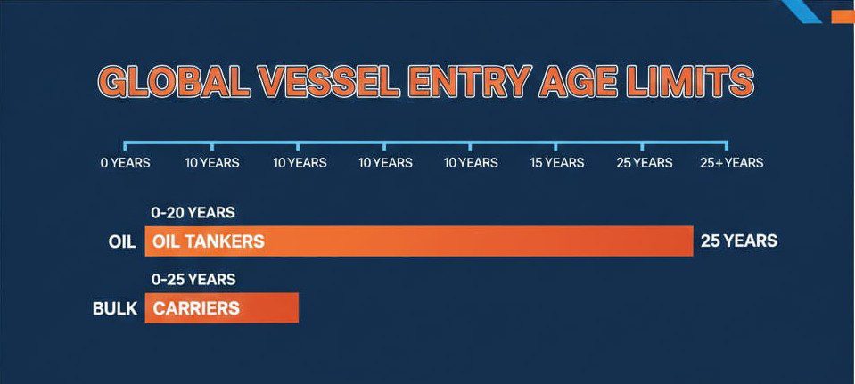 Global Vessel Entry Age Limits
