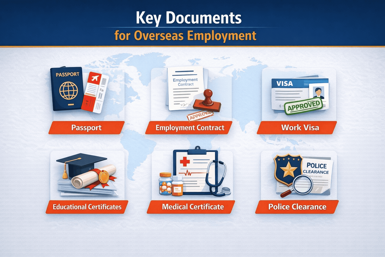 Key Documents for Overseas Employment