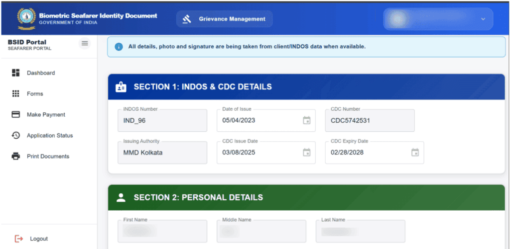 How to Get BSID Card Step 1
