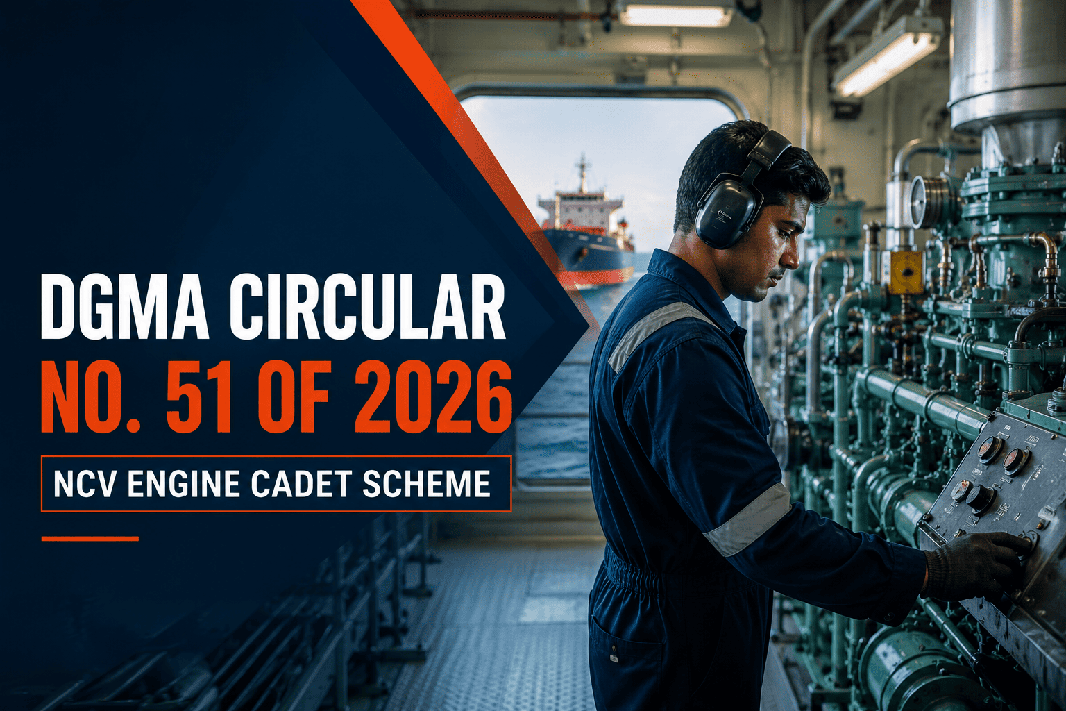 DGMA Circular No. 51 of 2026 NCV Engine Cadet Scheme