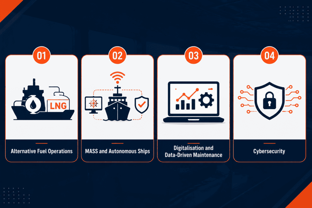 Four new topics added to the MEO Class-II preparatory course syllabus