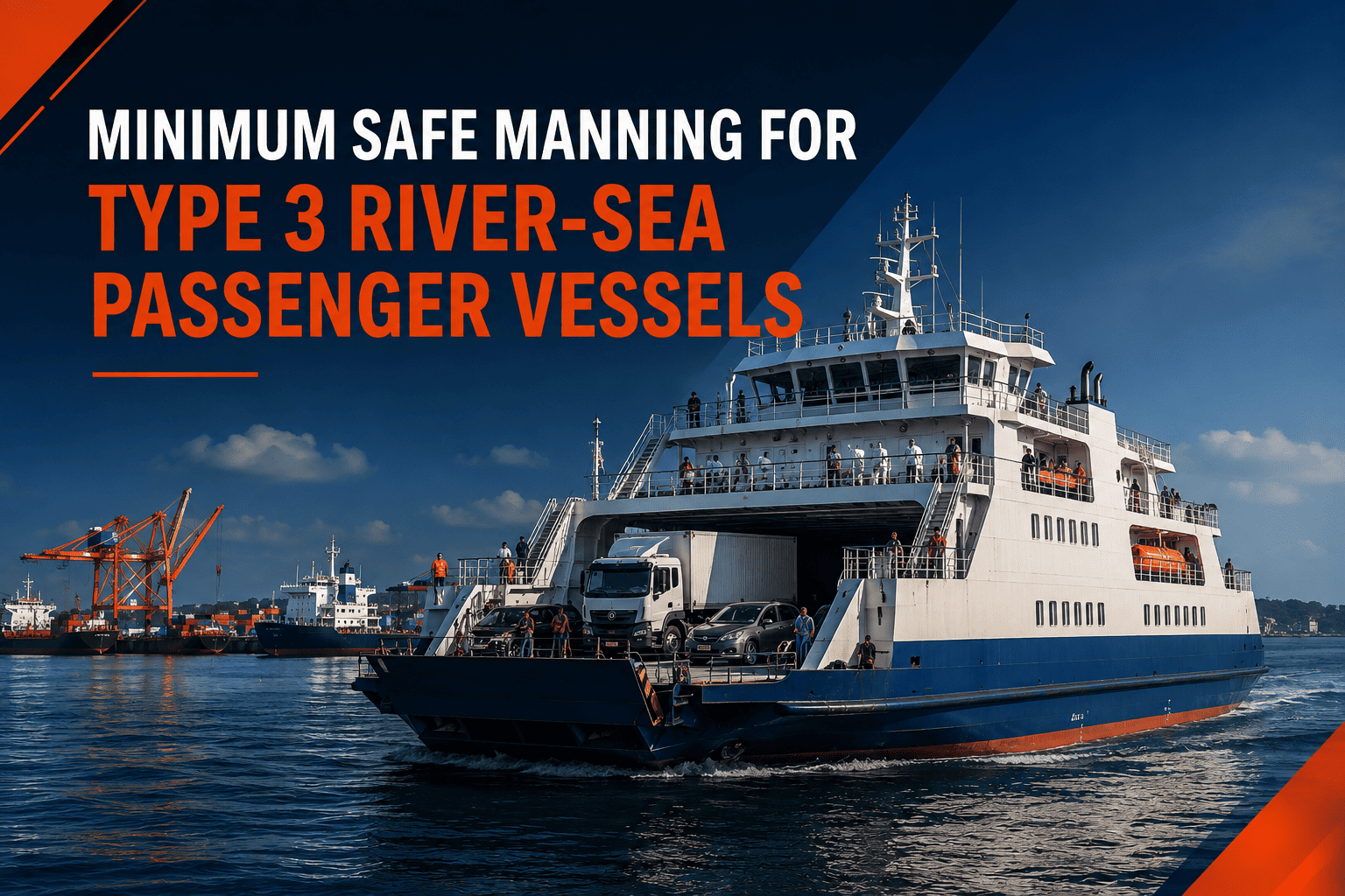 Minimum safe manning for Type 3 River-Sea passenger vessels