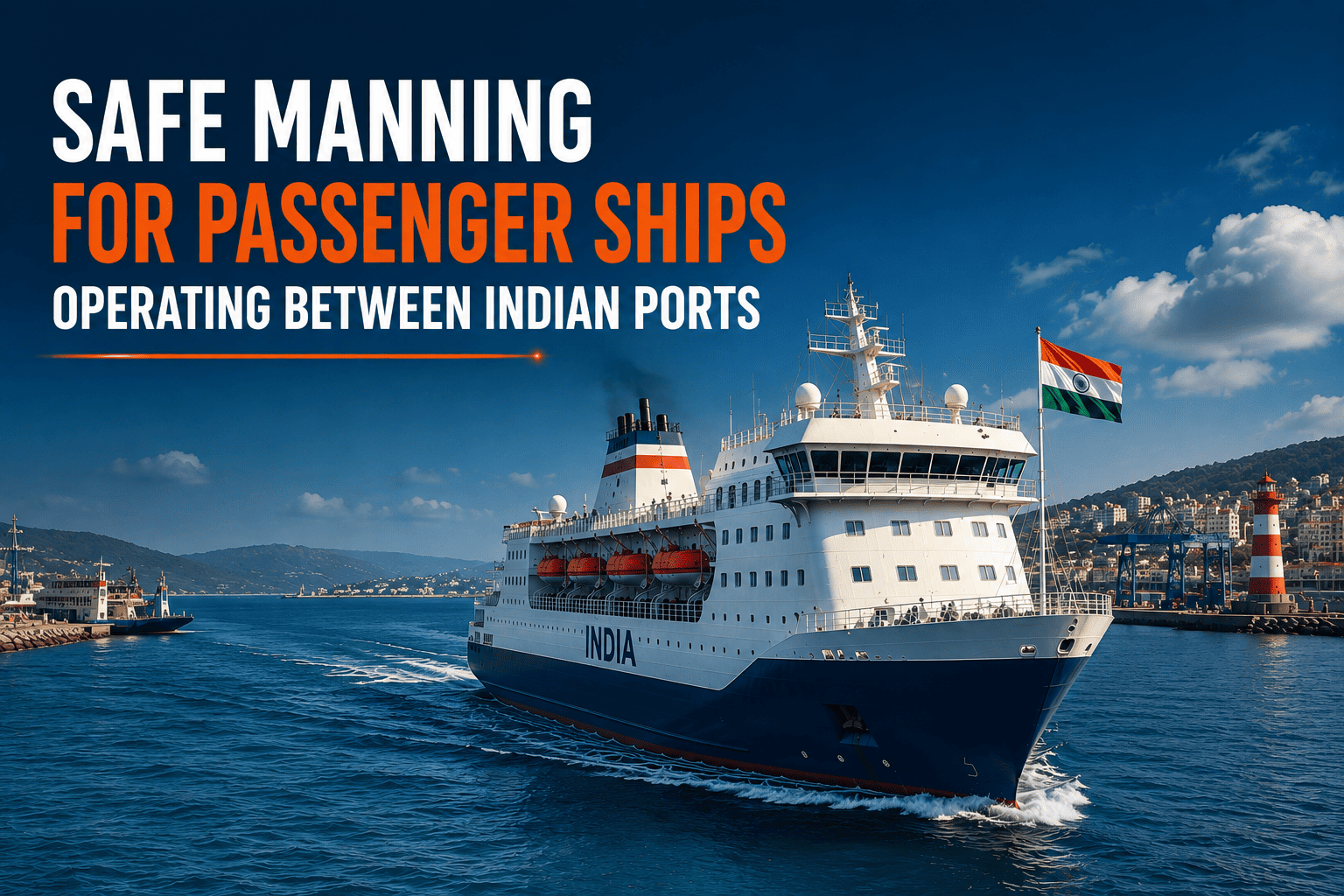 Minimum safe manning for passenger ships between Indian ports