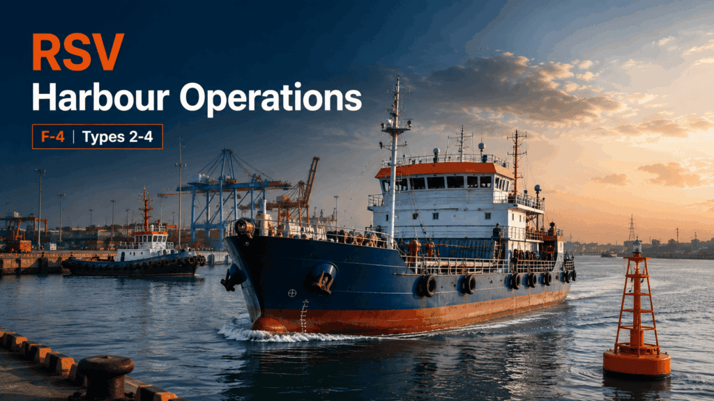 River-Sea Vessel Types 2 to 4 operating in harbour under Annexure F-4