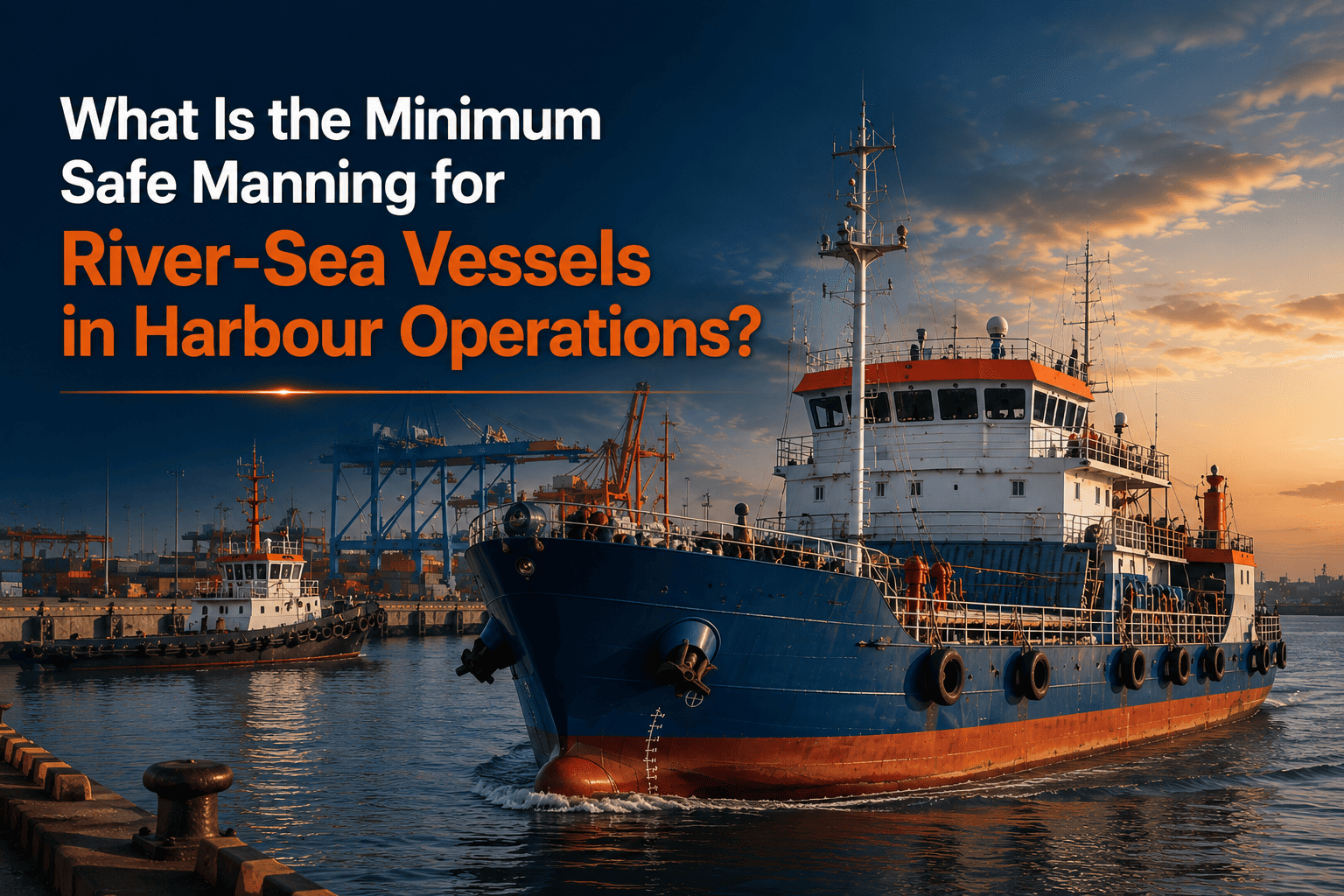 Safe manning for River-Sea Vessels in harbour operations