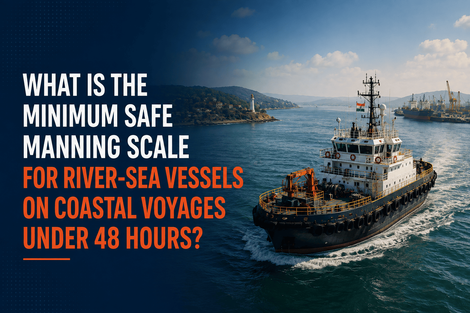 Safe manning for coastal voyages under 48 hours for river-sea vessels
